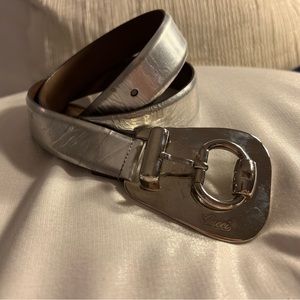 Vintage Silver GUCCI Belt
